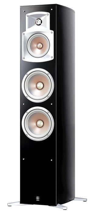 Yamaha NS-555 Tower Speakers Pair - Black - Best Home Theatre Systems - Audiomaxx India