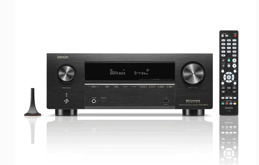 Denon AVR-X3800H 9.4-channel home theater receiver with Dolby Atmos