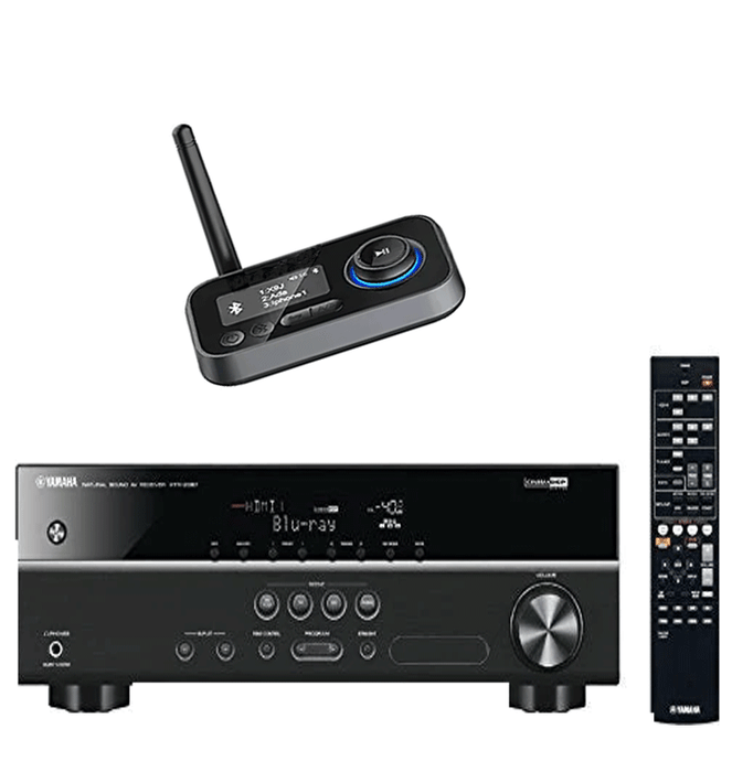 Yamaha AVR HTR-2071 Audio-Video Receiver 5.1 Ch , 4xHDMI-In, 4K Ultra HD With Adv. Bluetooth