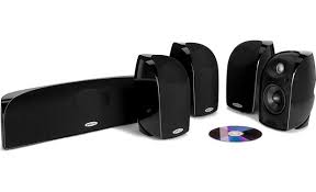 Polk Audio TL1600 BlackStone Satellite / OnWall Speaker Set - Dolby 5.1 Surround Sound Speaker Package # SP015 - Audiomaxx India