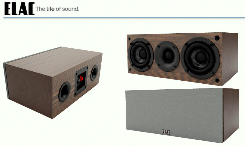 Elac Cinema 12 - 5.1 Dolby Cinema Satellite Speaker Package With Free Wall Mount Bracket Set