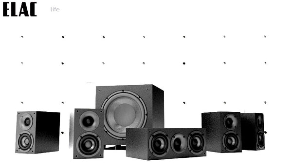 Elac Cinema 12 - 5.1 Dolby Cinema Satellite Speaker Package With Free