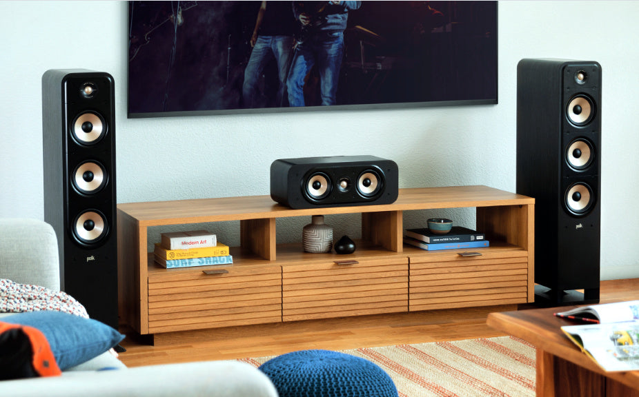 Polk Audio Signature Elite ES50 Tower Speaker - Pair (Black