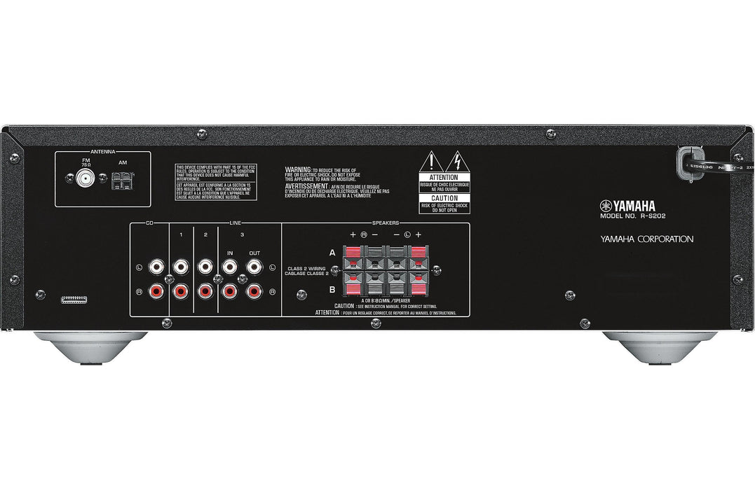 Yamaha R-S202BL Stereo Amplifier With Bluetooth® And AM / FM Radio Tuner - Audiomaxx India