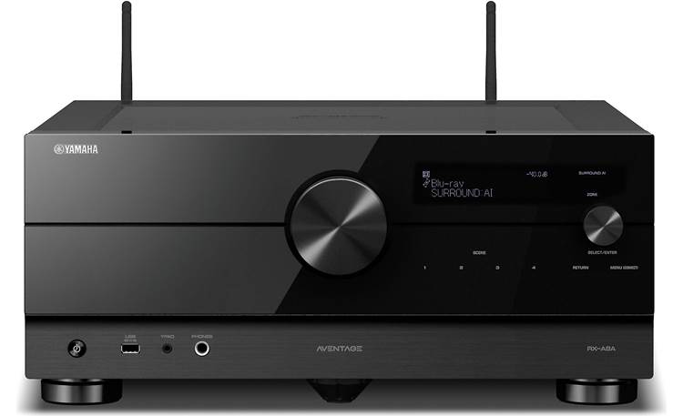 Yamaha AVENTAGE RXA8A 11.2-Ch Home Theater Receiver With Dolby Atmos®, Wi-Fi®, Bluetooth®, Apple AirPlay® 2, and Alexa Compatibility