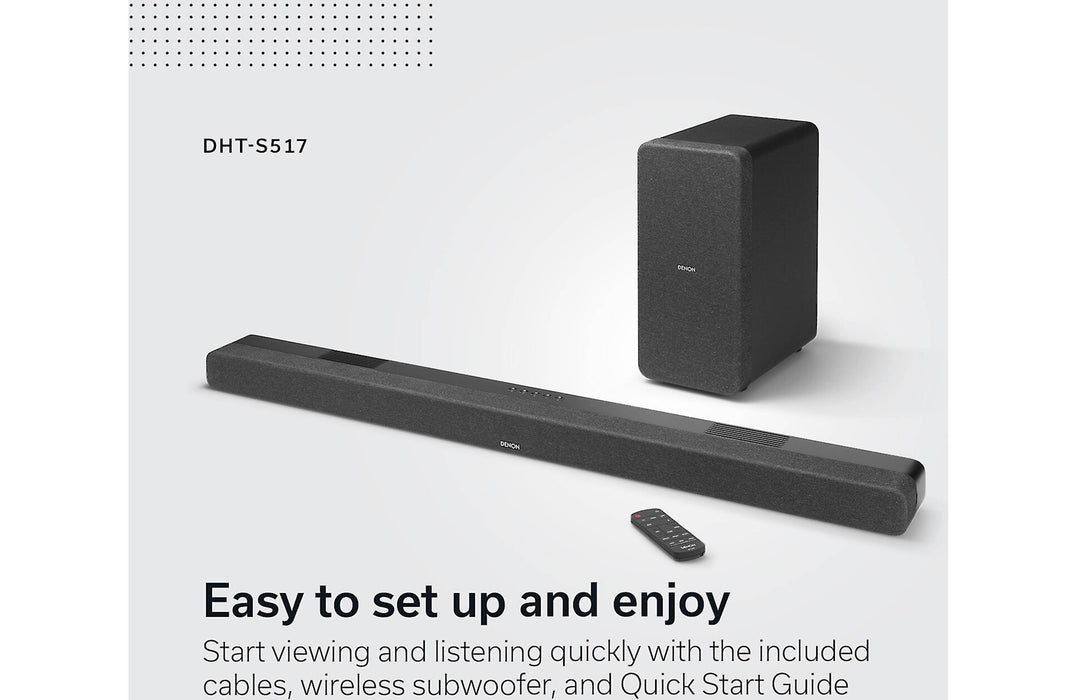 Denon Dolby Atmos DHT S517 SoundBar