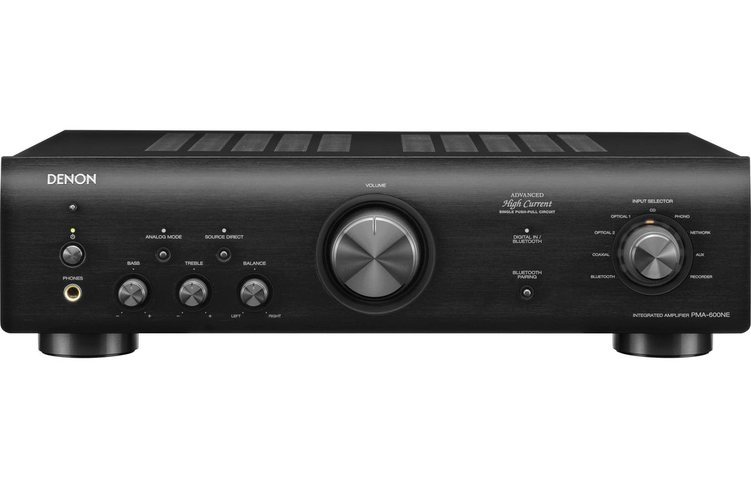 Denon PMA-600NE Stereo Integrated Amplifier With Built-In Bluetooth®, DAC and Phono Preamplifier