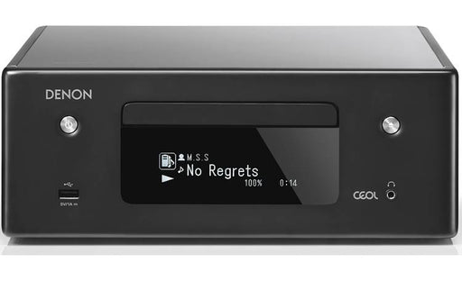 Denon CEOL RCD-N10 Compact Stereo Receiver With Built-in CD Player, Bluetooth®, Apple® AirPlay® 2, and HEOS