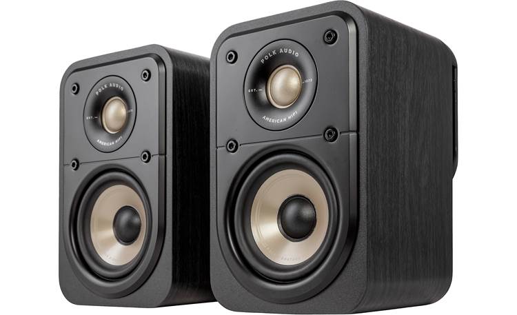 Polk Audio Signature Elite ES10 Compact Bookshelf Speakers (Black)