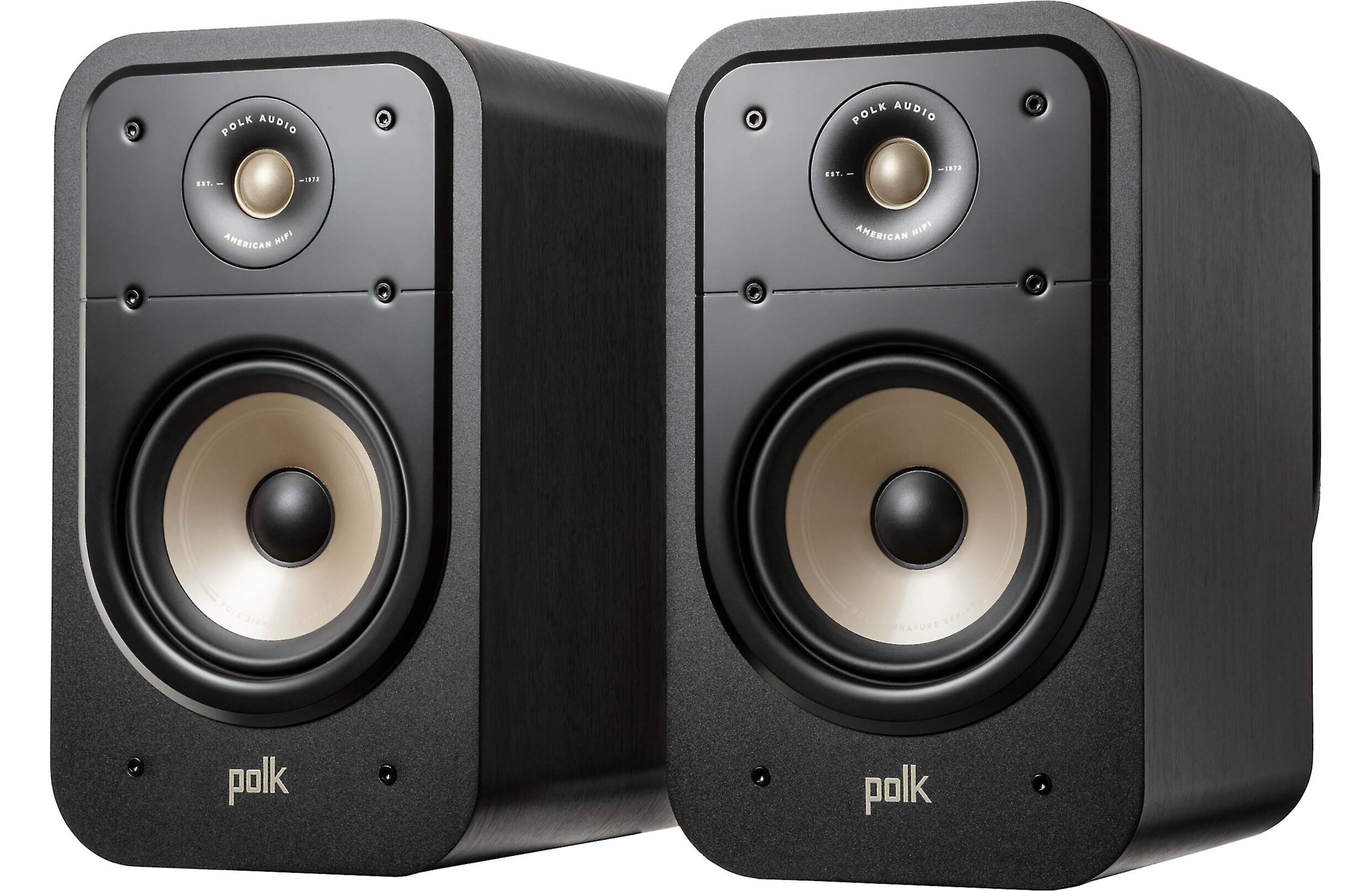 Polk Audio Signature Elite ES20 Bookshelf Speakers (Black)