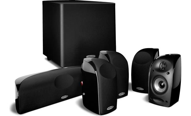 Polk Audio TL1600 BlackStone Satellite / OnWall Speaker Set - Dolby 5.1 Surround Sound Speaker Package # SP015 - Audiomaxx India