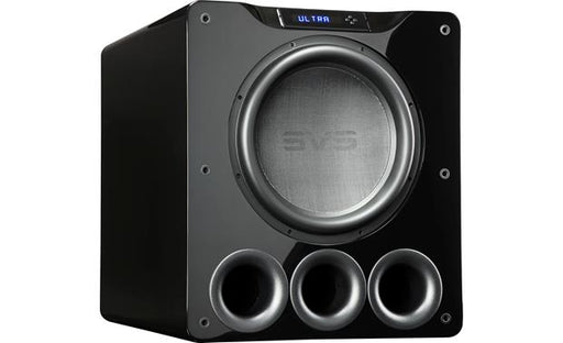 SVS PB16-Ultra Powered Subwoofer 16 Inch 1500w Peak Output With App Control -Piano Gloss Black - Best Home Theatre Systems - Audiomaxx India