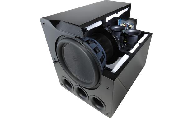 SVS PB16-Ultra Powered Subwoofer 16 Inch 1500w Peak Output With App Control -Piano Gloss Black - Best Home Theatre Systems - Audiomaxx India