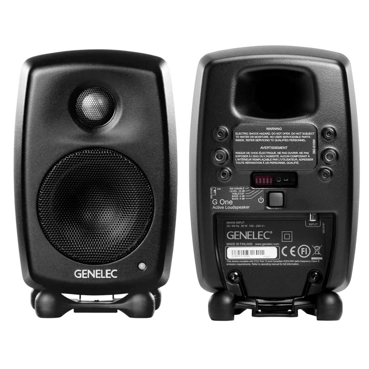 Genelec G One 2-Way Active Powered Bookshelf Speaker (Each)