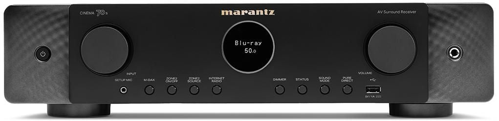 Marantz Cinema 70S 7.2Ch Slim 8K Network Av Receiver Black, Silver-Gold