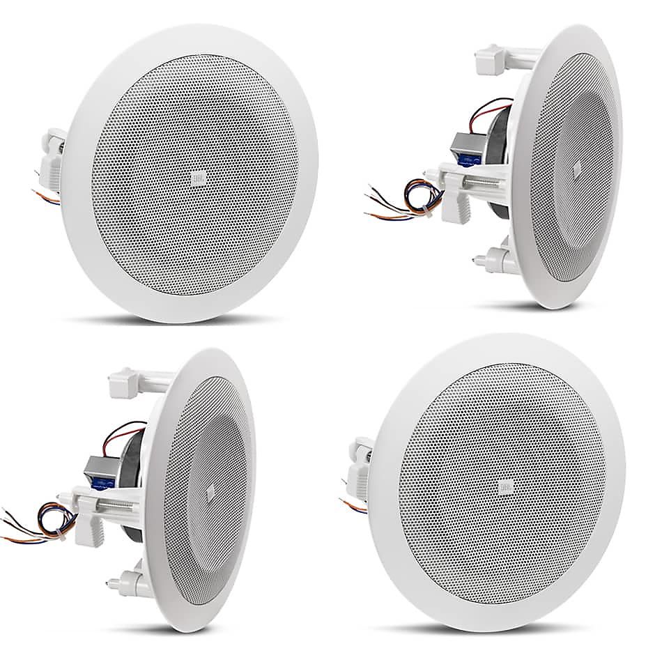 JBL 8124 In-Ceiling Speaker 4 Inch, Full Range - Set of 4 - Best Home Theatre Systems - Audiomaxx India