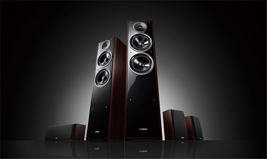 Yamaha NS-F71 Tower Speakers Pair - Black - Best Home Theatre Systems - Audiomaxx India