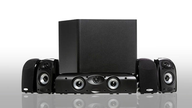 Polk Audio TL1600 BlackStone Satellite / OnWall Speaker Set - Dolby 5.1 Surround Sound Speaker Package # SP015 - Audiomaxx India