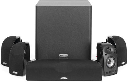 Polk Audio TL1600 BlackStone Satellite / OnWall Speaker Set - Dolby 5.1 Surround Sound Speaker Package # SP015 - Audiomaxx India