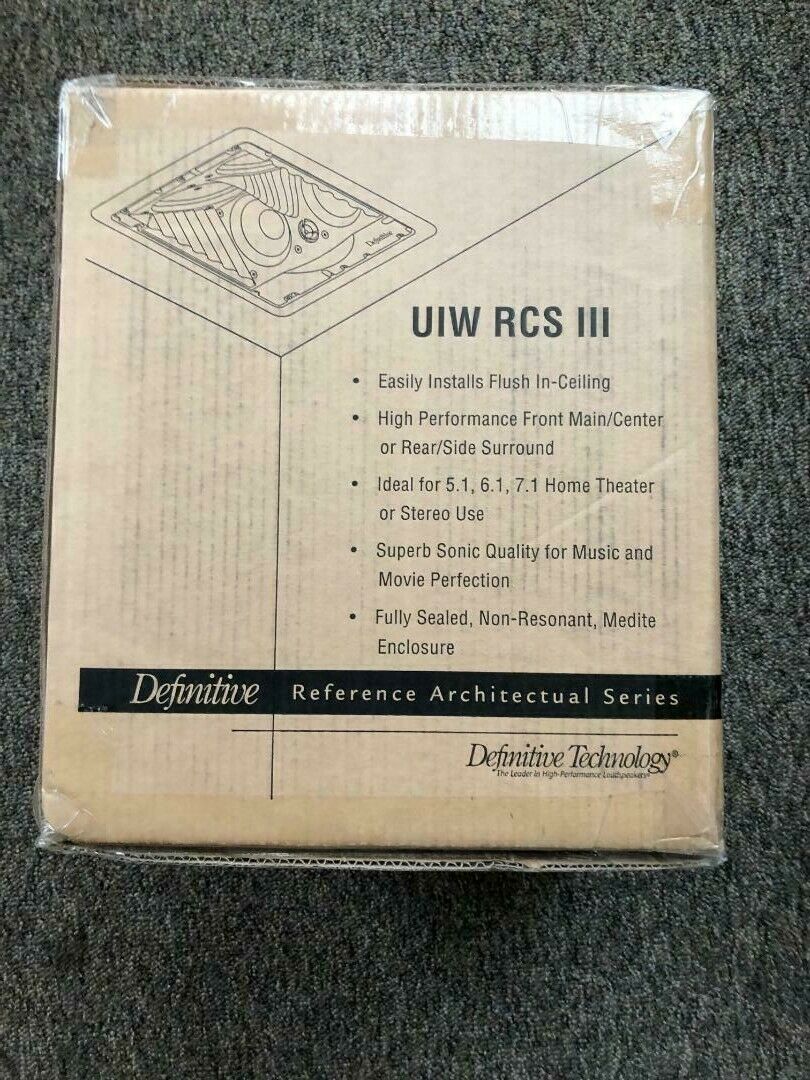 Definitive Technology Reference UIW RCS-III Ceiling Mounted Home Theater Speaker - Each - Best Home Theatre Systems - Audiomaxx India