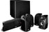 Yamaha RXV-485 Audio-Video Receiver With TL1600 BlackStone Satellite Speaker Set - Dolby 5.1 Home Theater Package # AM501011 - Best Home Theatre Systems - Audiomaxx India