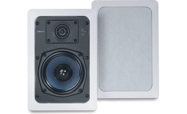 Polk Audio RC-55i In-Wall / In Ceiling 2Way 100w Speaker With Paintable Grill - Pair - Audiomaxx India