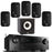 Denon AVR X1600H With Control One Speaker Set + A120P 12" Subwoofer - Dolby 5.1 Home Theater Package # AM501068 - Best Home Theatre Systems - Audiomaxx India